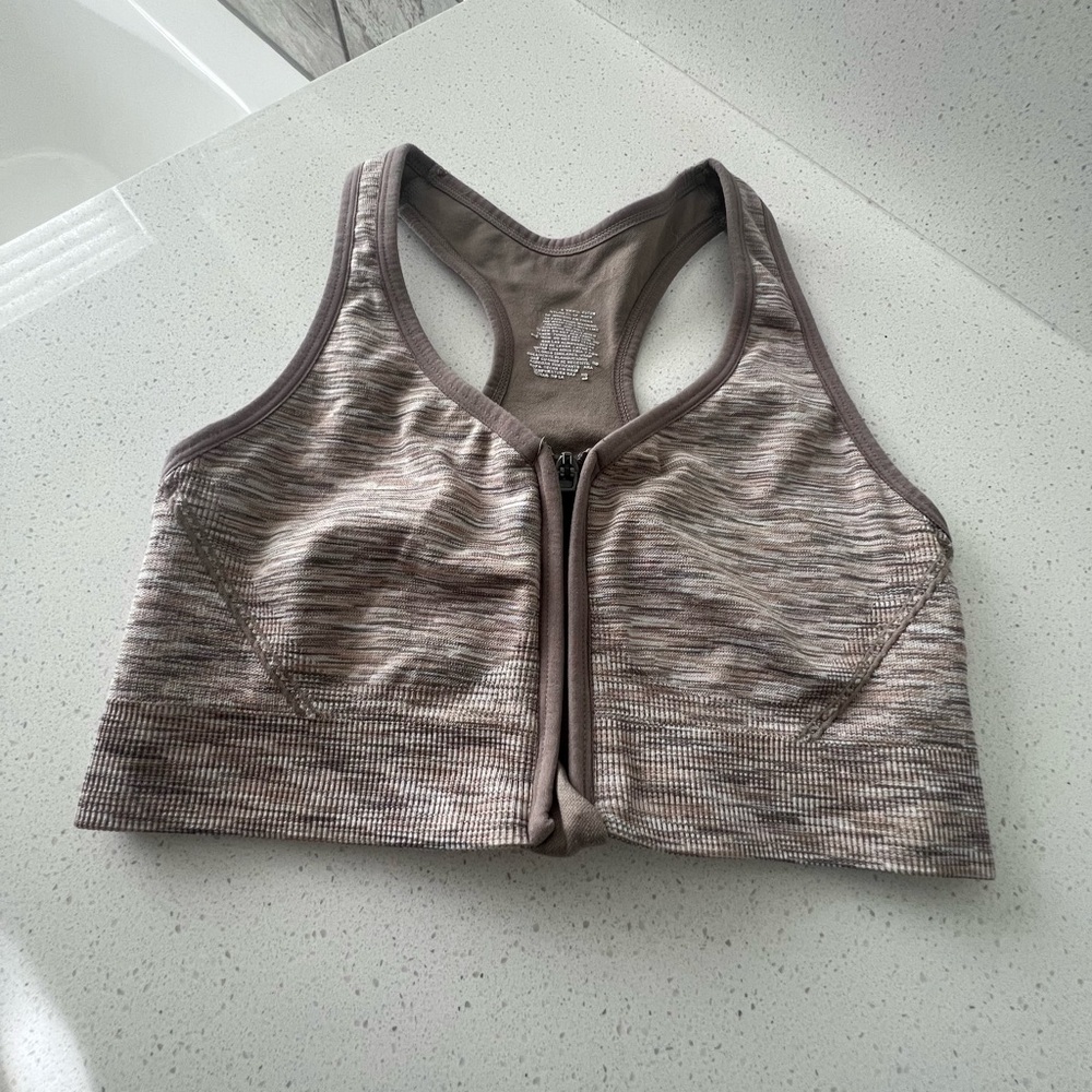 Women's Gray/brown Sports Bra